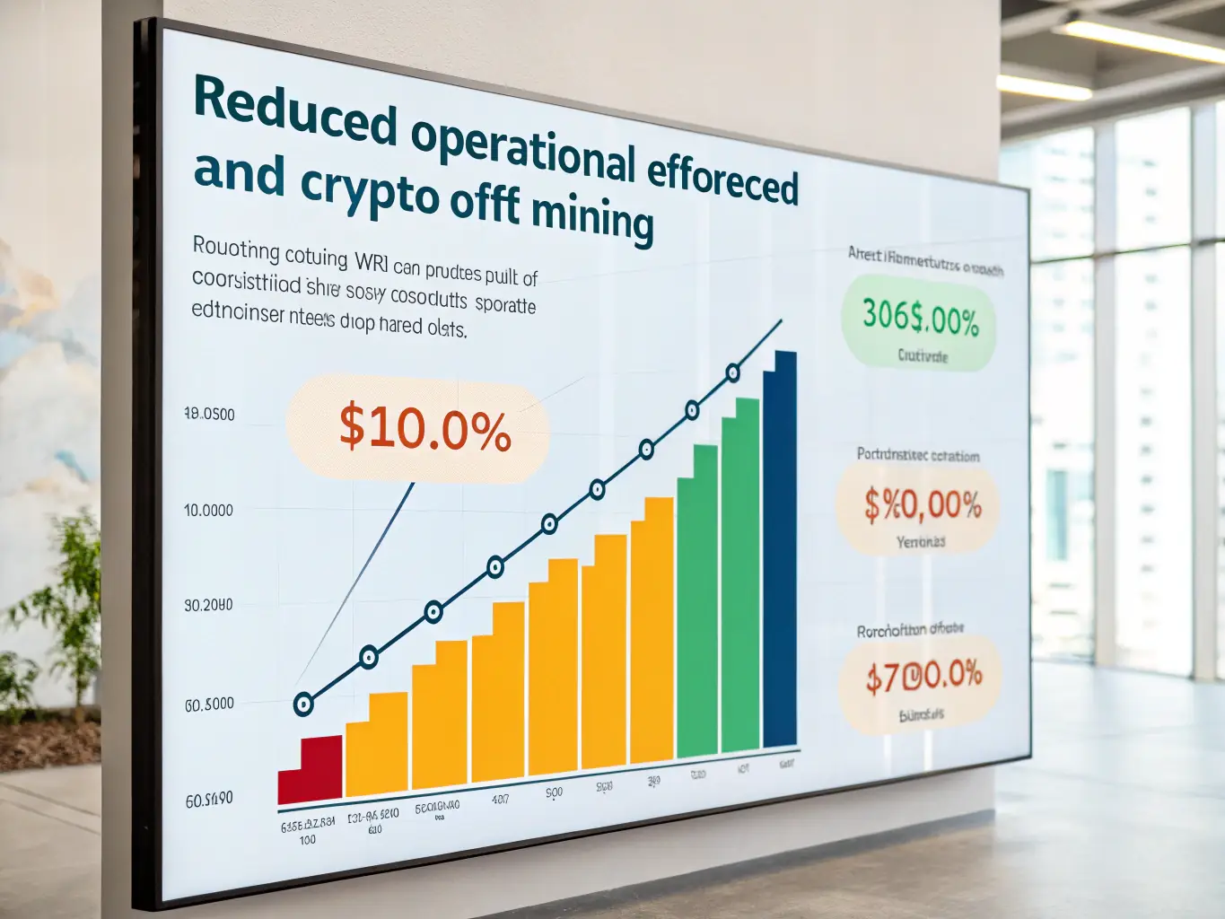A graph showing the potential cost savings of cloud mining compared to traditional hardware mining, highlighting the financial benefits of Cloud Mining's platform.